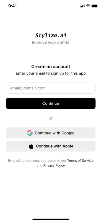 Stylize.ai App Preview